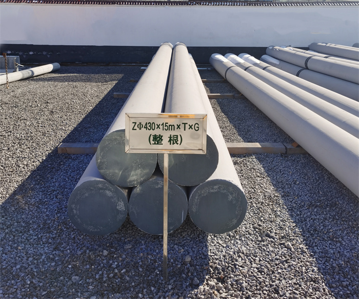 宁蒗430×15米×T×G终端电线杆